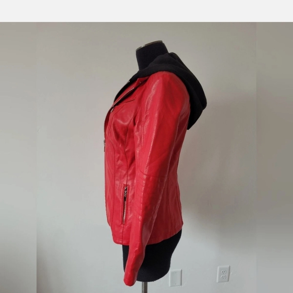 GUESS Leather Jacket - Picture 3 of 9
